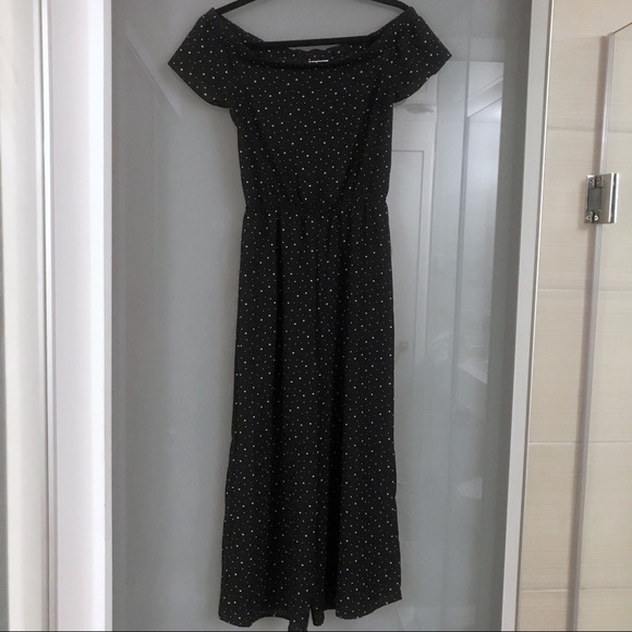 Black Patterned Jumpsuit - Picture 1 of 3